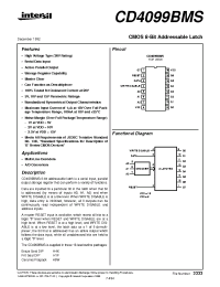 Datasheet  CD4099BMS