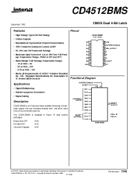 Datasheet  CD4512BMS