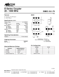 Datasheet  EMDC-16-1-75