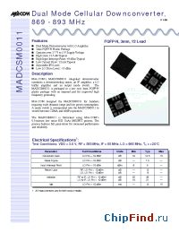 Datasheet  MADCSM0011