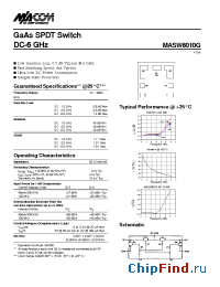 Datasheet  MASW6010G