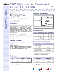 Datasheet  MASWSS0024