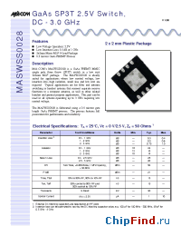 Datasheet  MASWSS0028