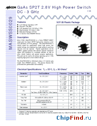 Datasheet  MASWSS0029