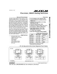 Datasheet  MAX318