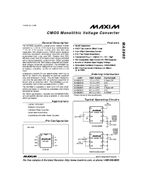 Datasheet  MAX660