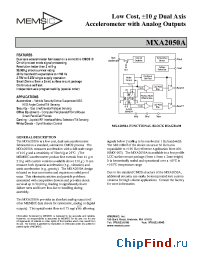 Datasheet  MXA2050A