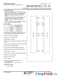 Datasheet  MH16S72PHB-10