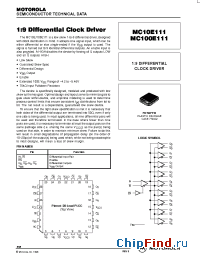 Datasheet  MC100E111