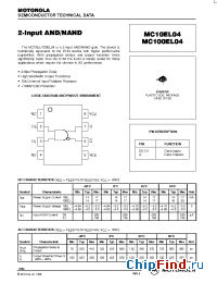 Datasheet  MC100EL04