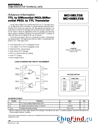 Datasheet  MC100ELT28