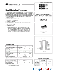 Datasheet  MC12011