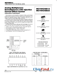 Datasheet  MC74HC4852A