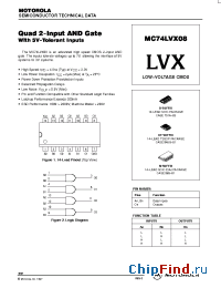 Datasheet  MC74LVX08