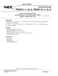 Datasheet  PS2511-1