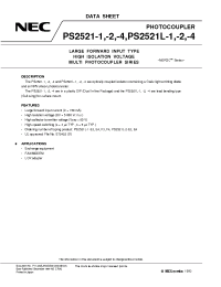 Datasheet  PS2521-1
