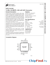 Datasheet  ADC14L040