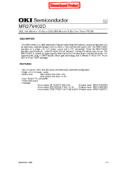 Datasheet  MR27V402D