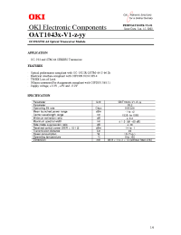 Datasheet  OAT1043x-V1-z-yy
