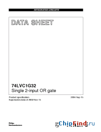 Datasheet  74LVC1G32