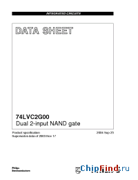 Datasheet  74LVC2G00