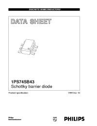 Datasheet  1PS74SB43