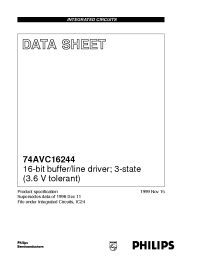 Datasheet  74AVC16244
