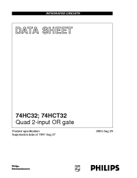 Datasheet  74HC32