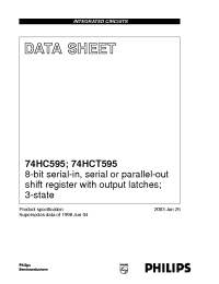 Datasheet  74HC595
