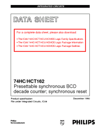 Datasheet  74HC/HCT162