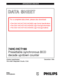 Datasheet  74HC/HCT190
