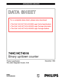 Datasheet  74HC/HCT4516