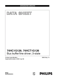 Datasheet  74HCT1G126