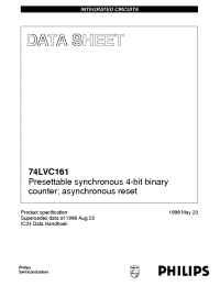 Datasheet  74LVC161