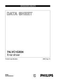Datasheet  74LVC1GX04