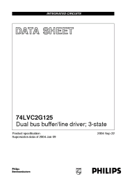 Datasheet  74LVC2G125