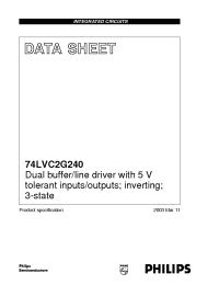 Datasheet  74LVC2G240