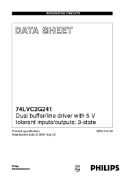 Datasheet  74LVC2G241