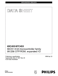 Datasheet  87C453