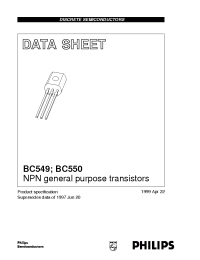 Datasheet  BC549