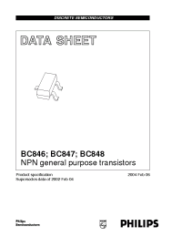 Datasheet  BC847