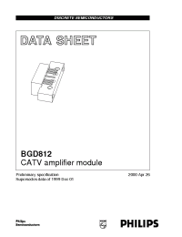 Datasheet  BGD812