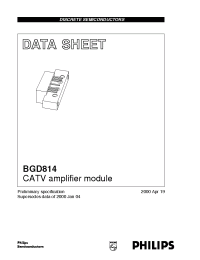 Datasheet  BGD814