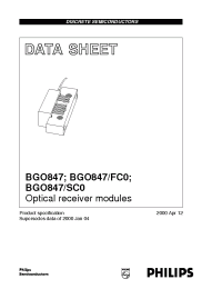 Datasheet  BGO847