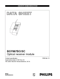 Datasheet  BGY887BO/SC