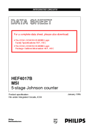Datasheet  HEF4017B