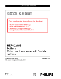 Datasheet  HEF40245B