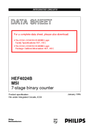 Datasheet  HEF4024B