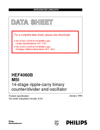 Datasheet  HEF4060B