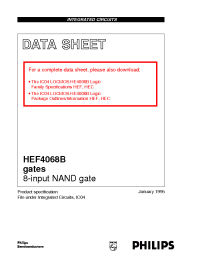 Datasheet  HEF4068B